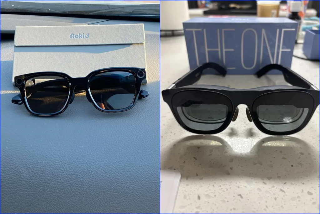 Rokid AI Glasses vs XREAL 1S AR Glasses Compare 