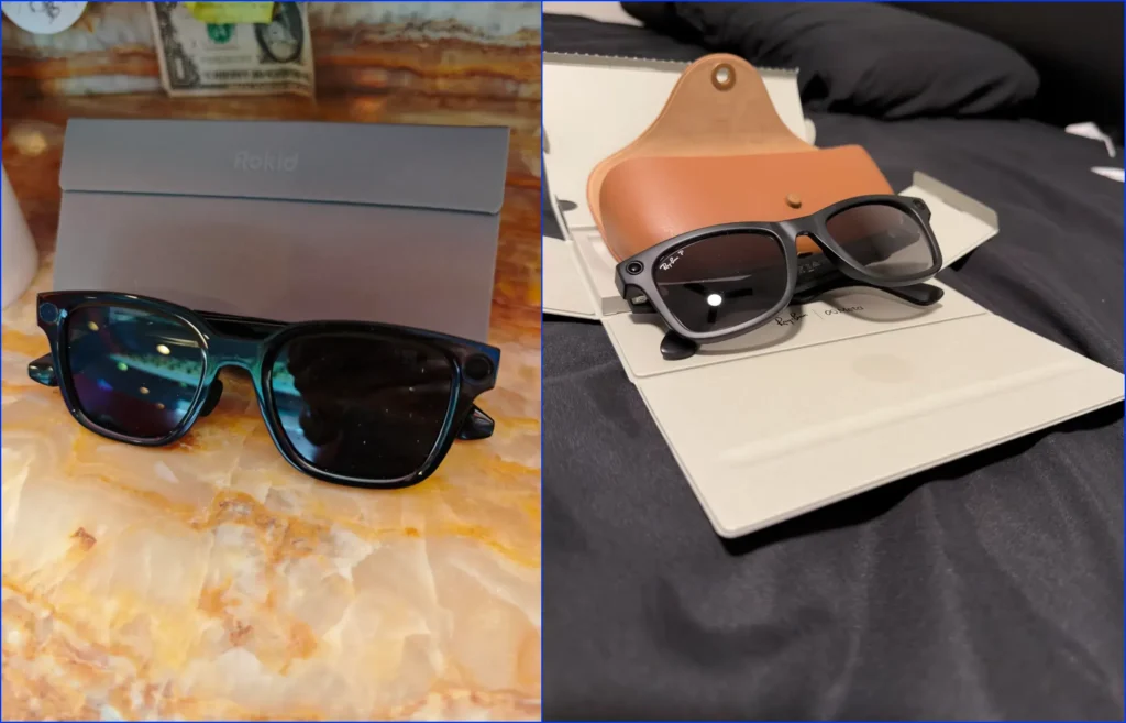 Rokid AI Glasses vs Ray-Ban Meta Glasses screenshot