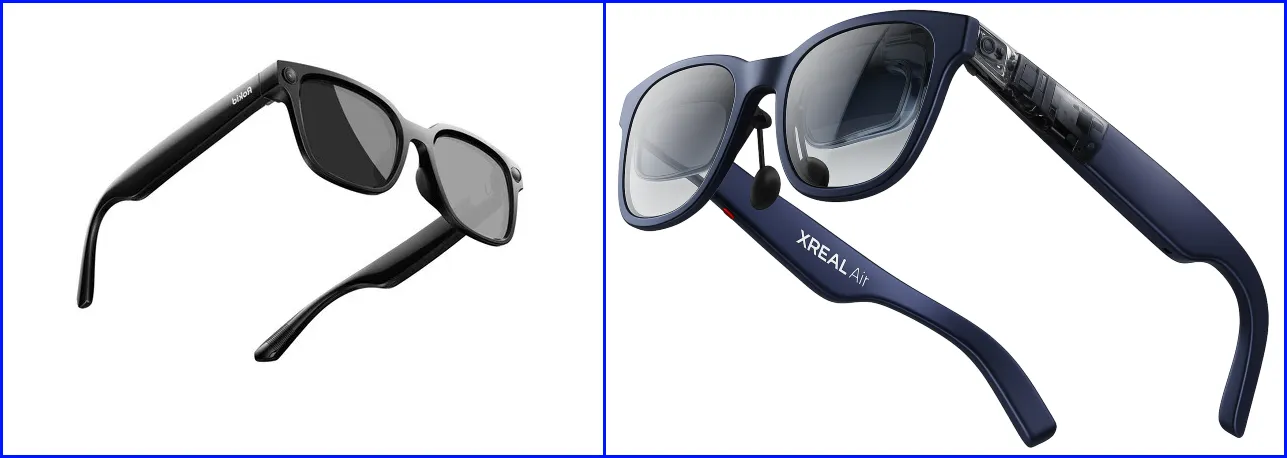 Rokid AI Glasses vs XREAL 1S AR Glasses