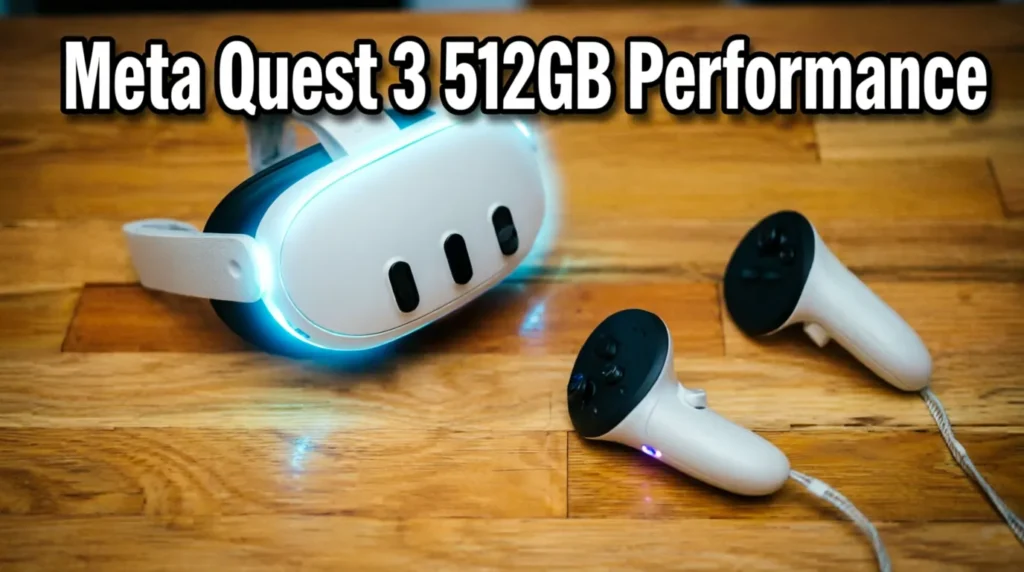 Meta Quest 3 512GB performance testing and unboxing setup for VR enthusiasts.