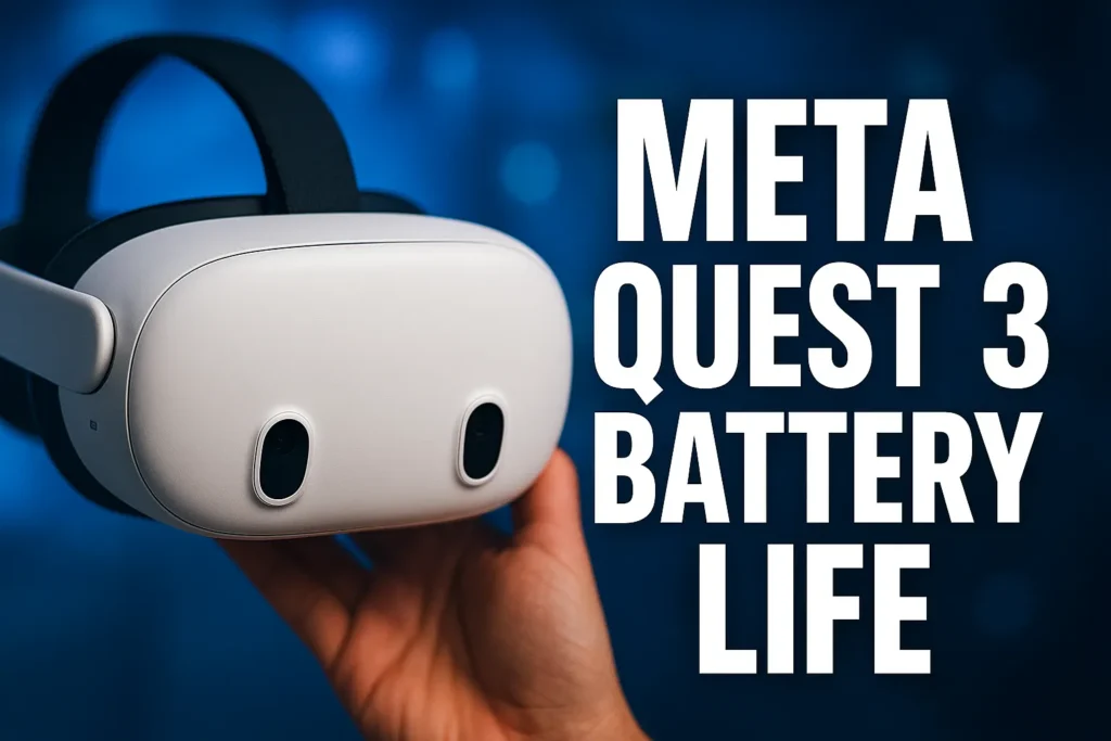 Meta Quest 3 battery life and power management testing for standalone VR gaming.