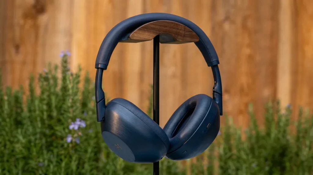 Sony WH-1000XM6 wireless noise-cancelling over-ear headphones in midnight blue finish. Sony WH-1000XM6 Release Date